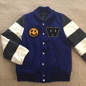 Colorblocked Harajuku Bomber Jacket with Patches